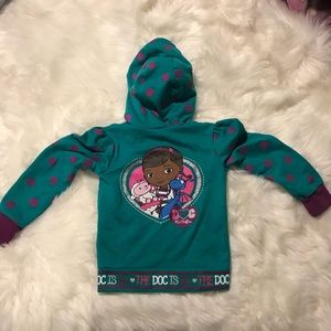 Disney Doc McStuffins zippered hoodie